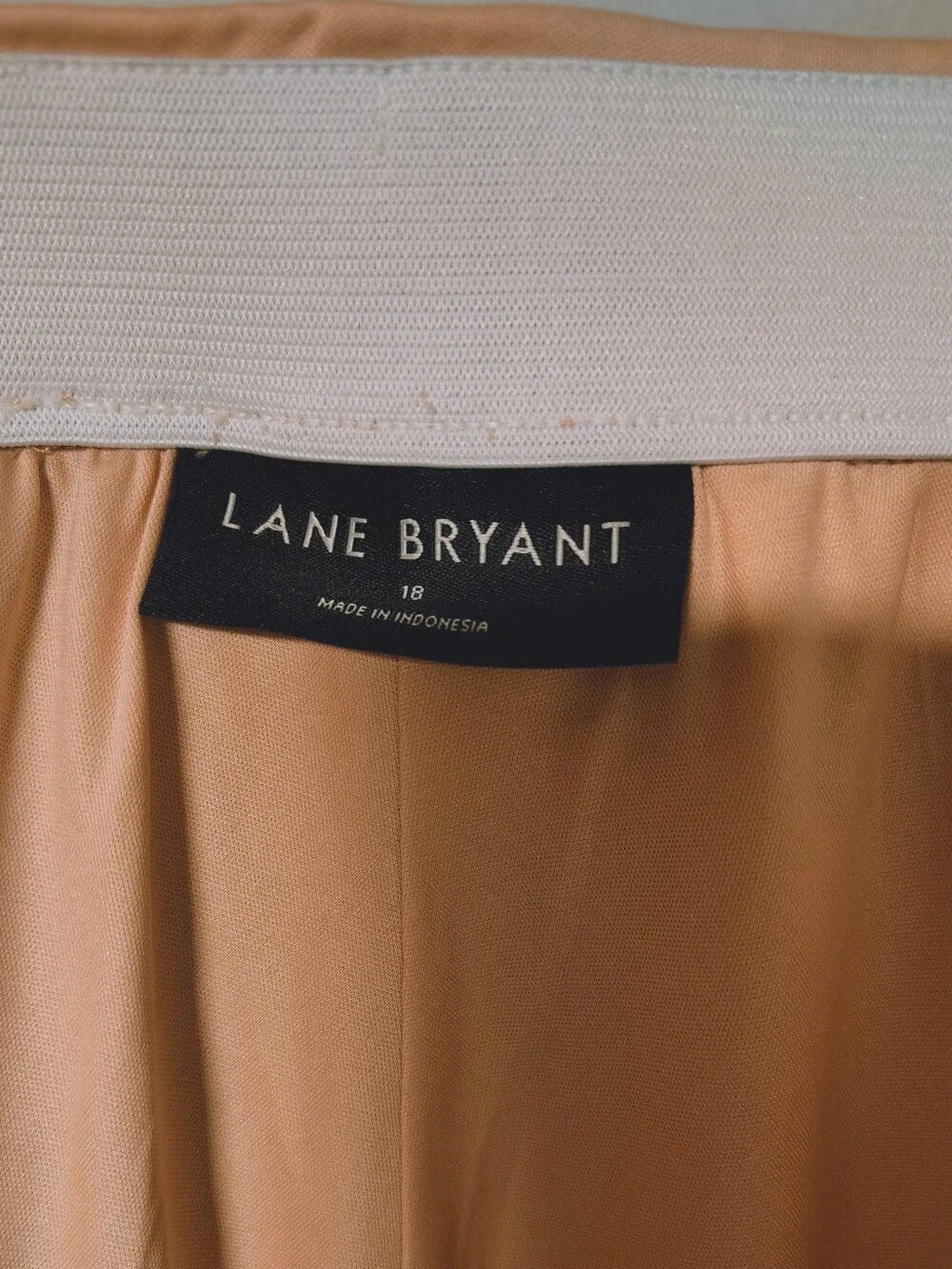 Lane Bryant Rose Gold Sequin Midi Skirt Shiny Holiday Party Plus Size 18